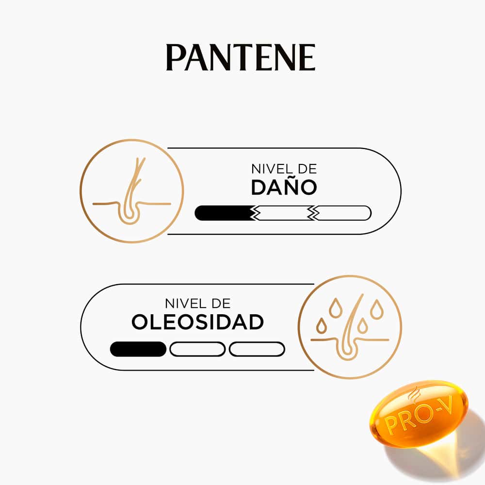 Shampoo 2 en 1 Cuidado clásico Pantene Pro-V