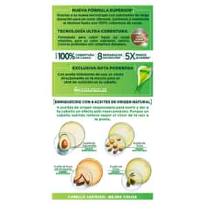 Tinte para Cabello Garnier Nutrisse Tono 70 Ultra Cobertura Rubio Profundo - Kit 1 UN
