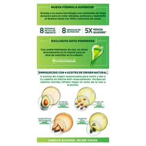 Tinte para Cabello Garnier Nutrisse Tono 60 Capuccino - Kit 1 UN